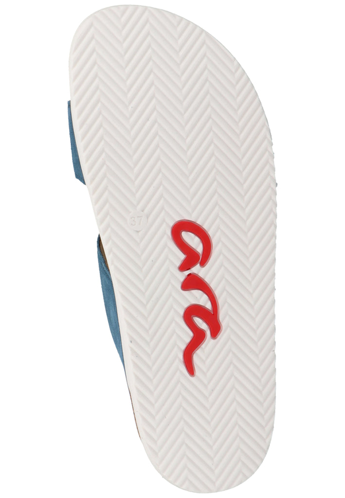 ara Pantoletten Leder Grau - surf4shoes