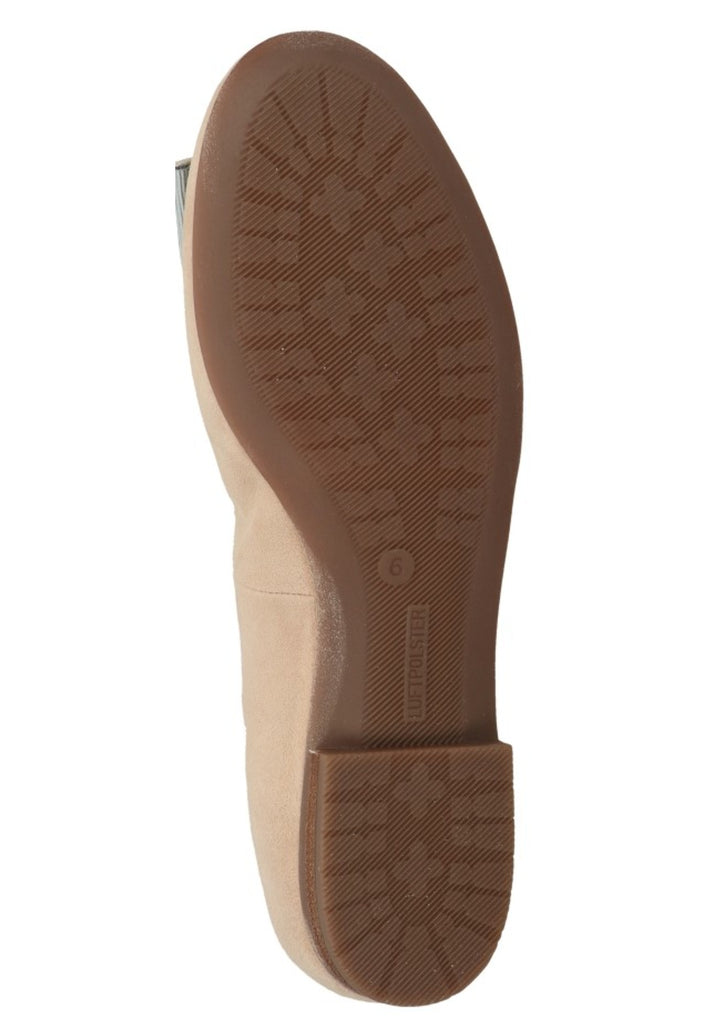 ara Ballerinas Veloursleder Braun - surf4shoes