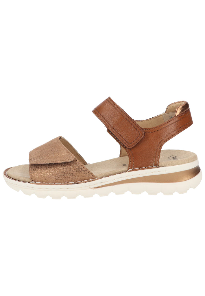 ara Sandalen Veloursleder Braun - surf4shoes