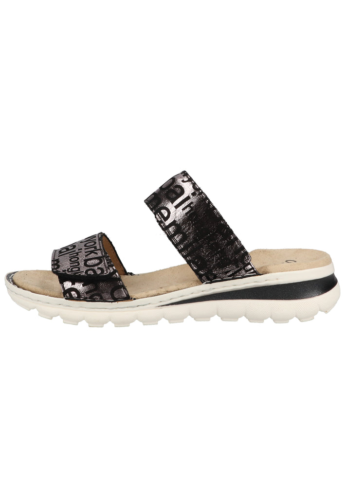 ara Pantoletten Leder Schwarz - surf4shoes