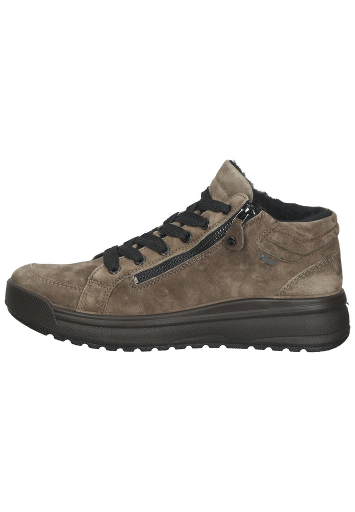 ara Stiefelette Veloursleder Dunkelgrün Warmfutter - surf4shoes