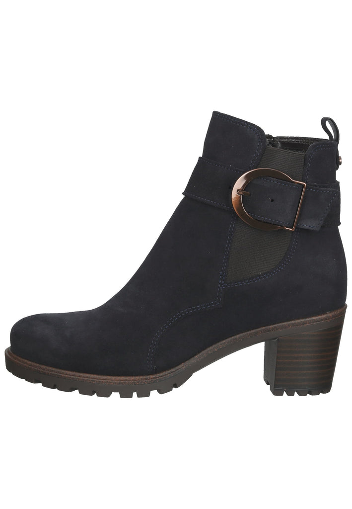 ara Stiefelette Veloursleder Blau Warmfutter - surf4shoes