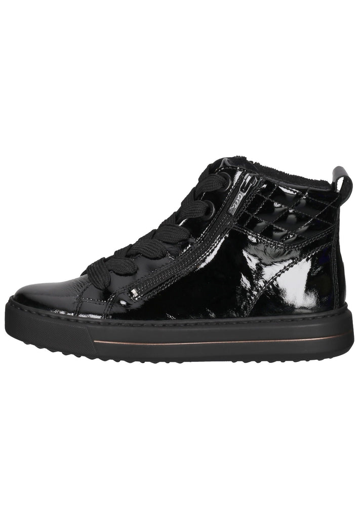 ara Sneaker Lederimitat Schwarz Lack - surf4shoes