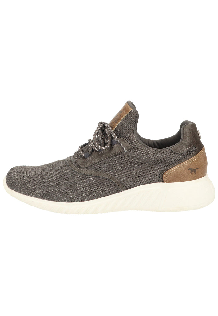 Mustang Sneaker Lederimitat/Textil Dunkelgrau - surf4shoes