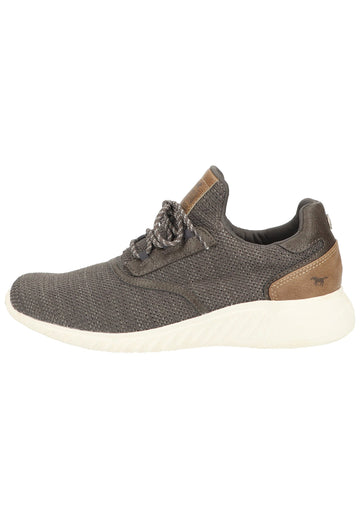 Mustang Sneaker Lederimitat/Textil Dunkelgrau - surf4shoes