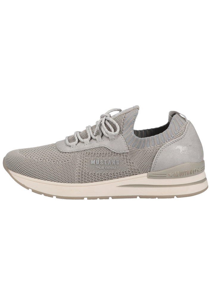 Mustang Sneaker Lederimitat/Textil Grau - surf4shoes