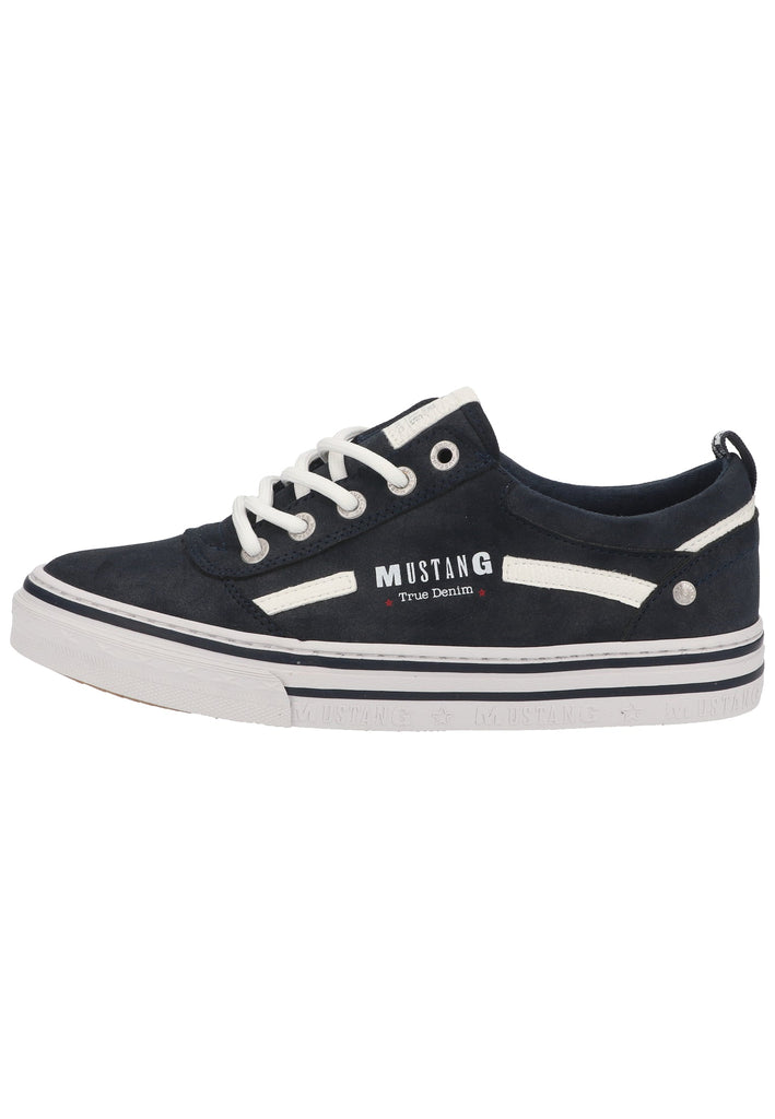 Mustang Sneaker Lederimitat Blau - surf4shoes