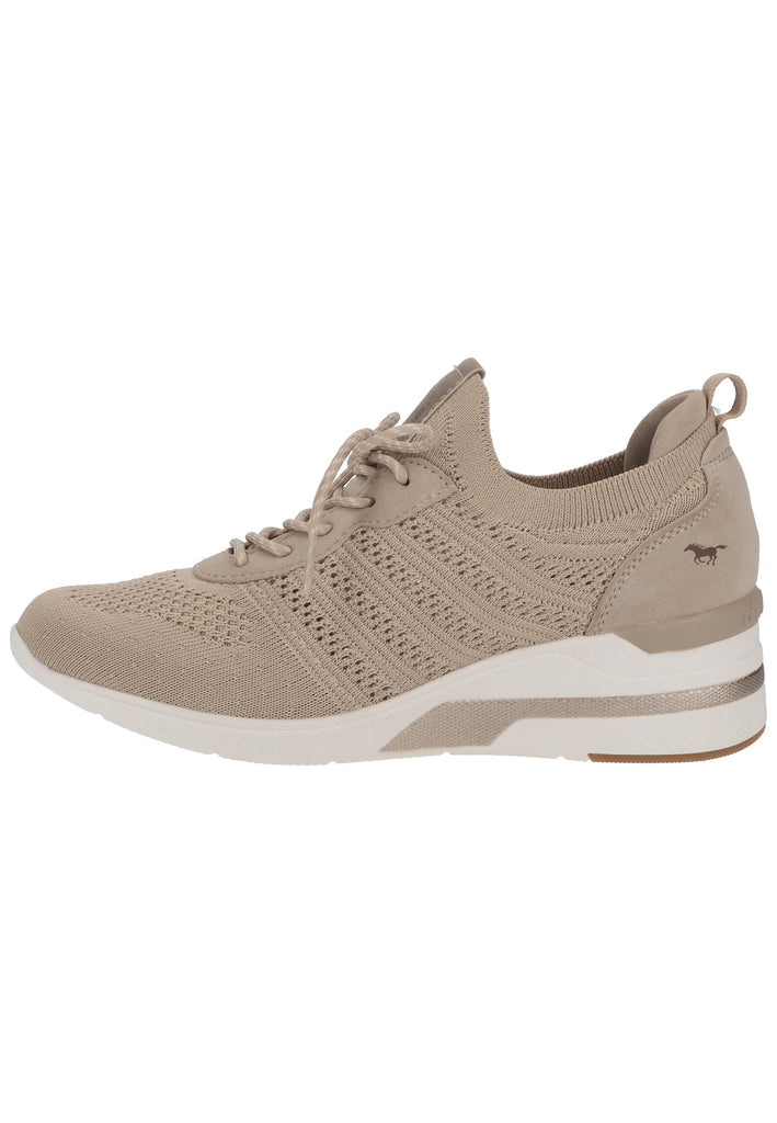 Mustang Sneaker Lederimitat/Textil Ivory - surf4shoes