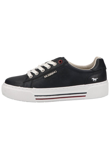 Mustang Sneaker Lederimitat Navy - surf4shoes