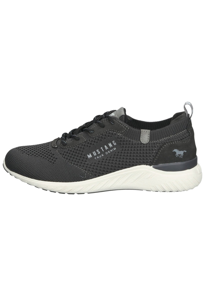 Mustang Sneaker Lederimitat/Textil Dunkelgrau - surf4shoes