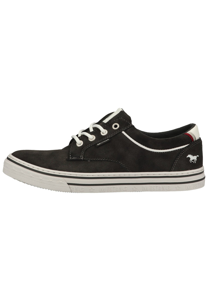 Mustang Sneaker Lederimitat/Textil Dunkelgrau - surf4shoes