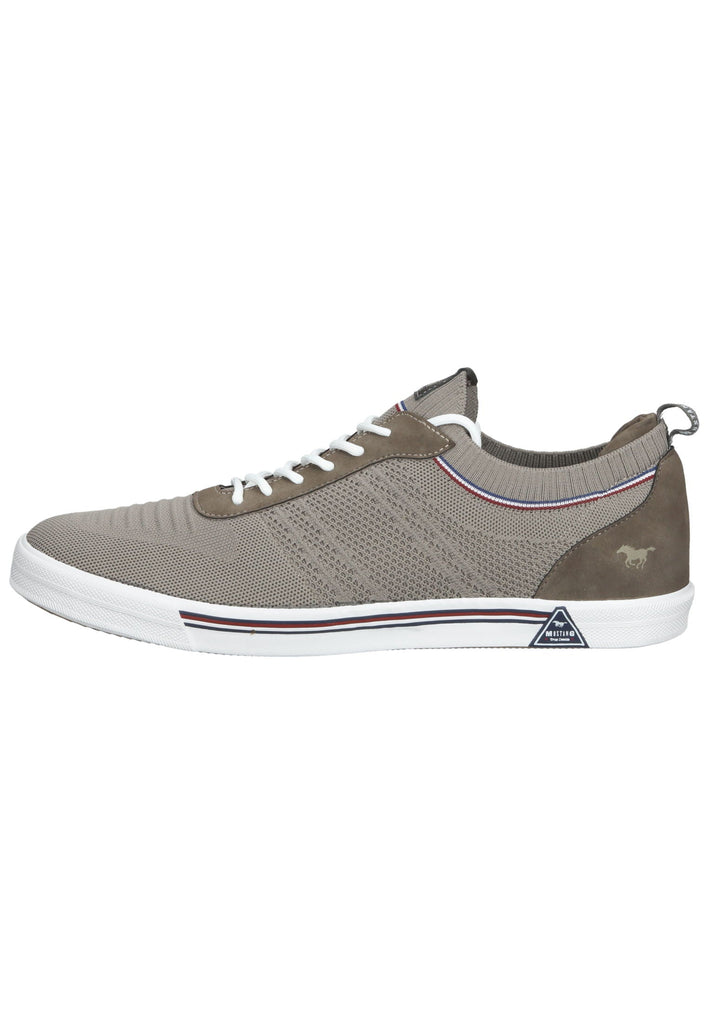 Mustang Sneaker Lederimitat/Textil Taupe - surf4shoes