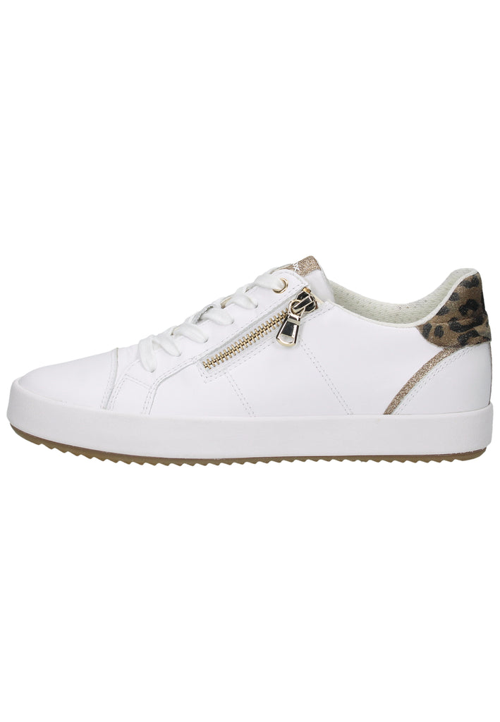 Geox Sneaker Leder/Synthetik Weiß/Grün - surf4shoes