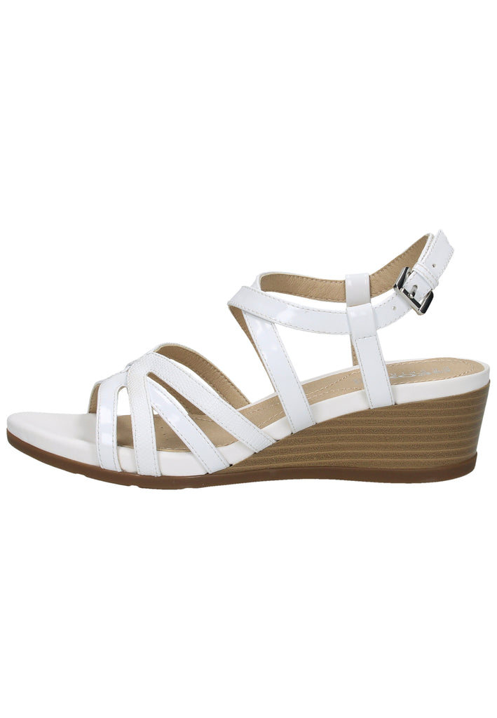 Geox Sandalen Lederimitat Weiß - surf4shoes