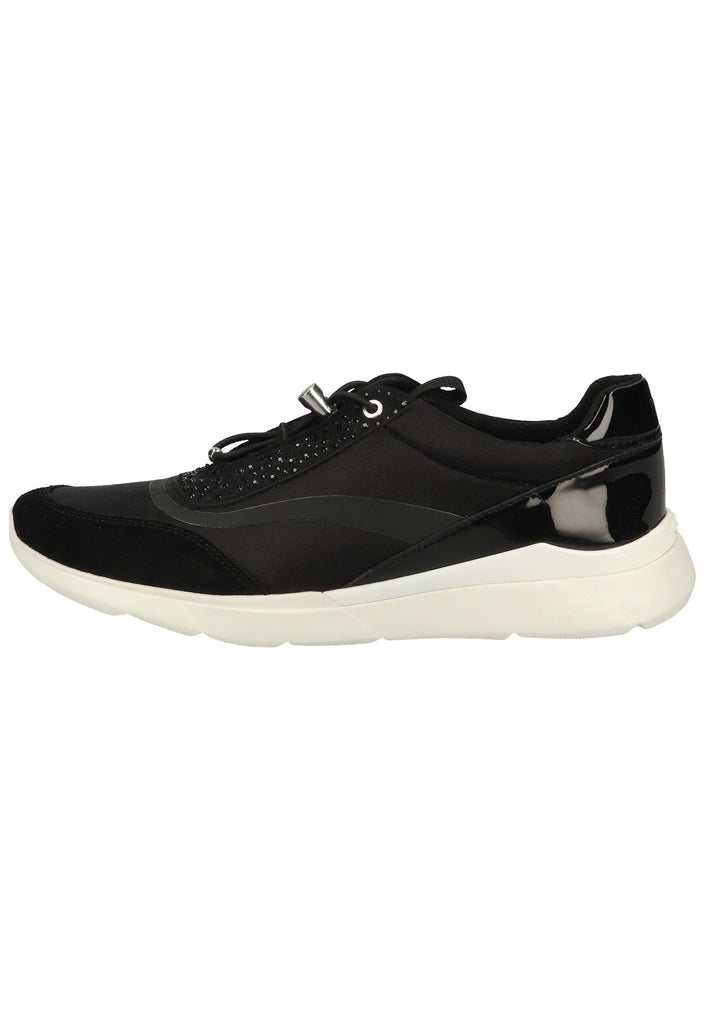 Geox Sneaker Veloursleder/Textil Schwarz - surf4shoes