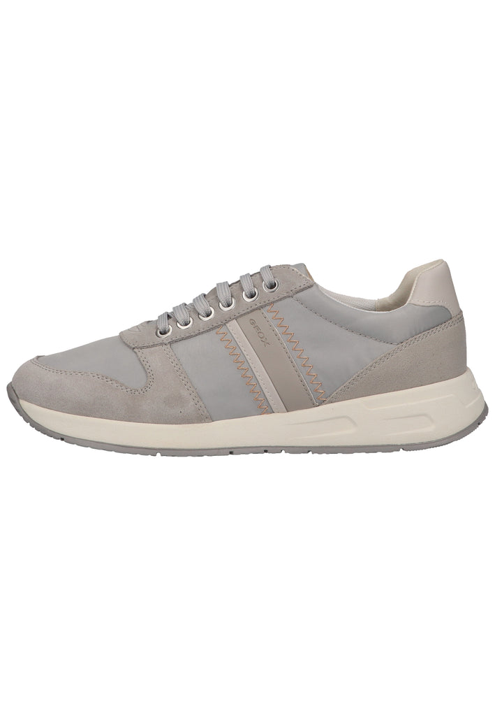 Geox Sneaker Veloursleder/Textil Hellgrau - surf4shoes