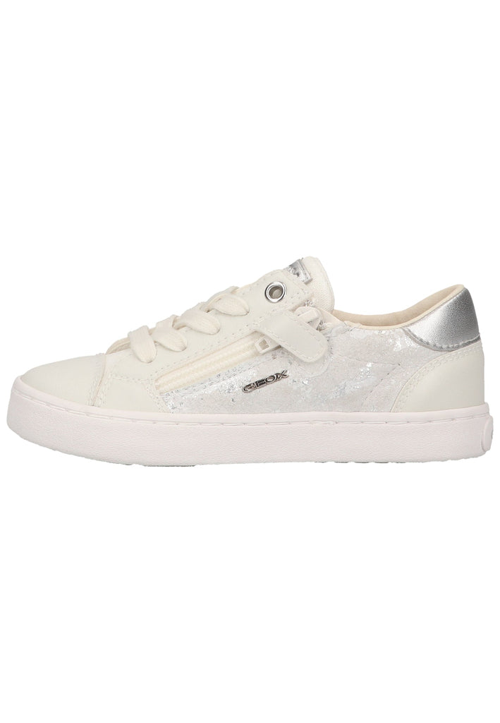 Geox Sneaker Leder/Synthetik Weiß - surf4shoes