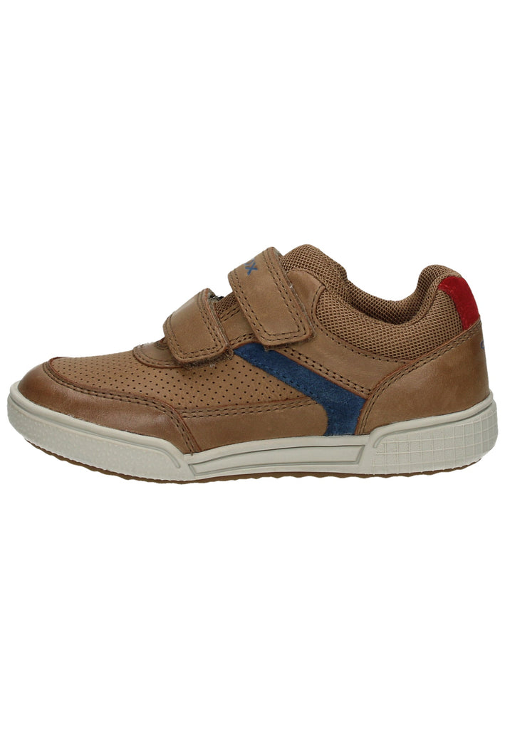 Geox Sneaker Leder/Synthetik Cognac - surf4shoes