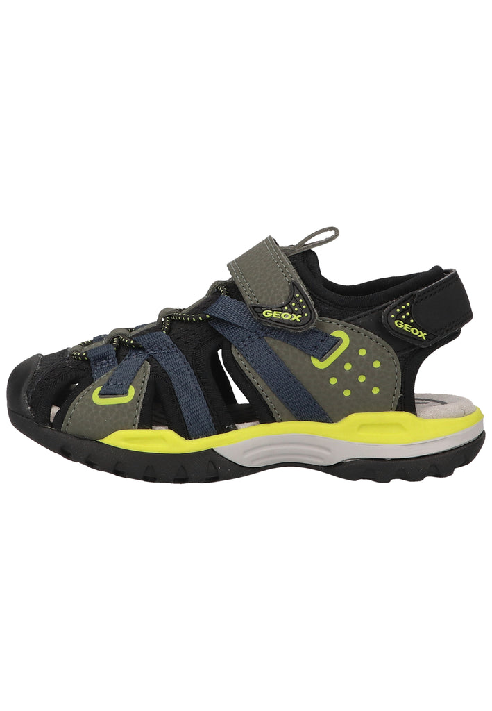Geox Sandalen Lederimitat/Mesh Military - surf4shoes