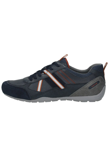 Geox Sneaker Lederimitat/Mesh Dunkelblau - surf4shoes