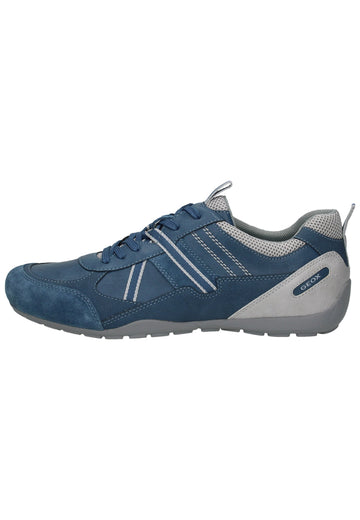 Geox Sneaker Lederimitat/Mesh Hellblau - surf4shoes