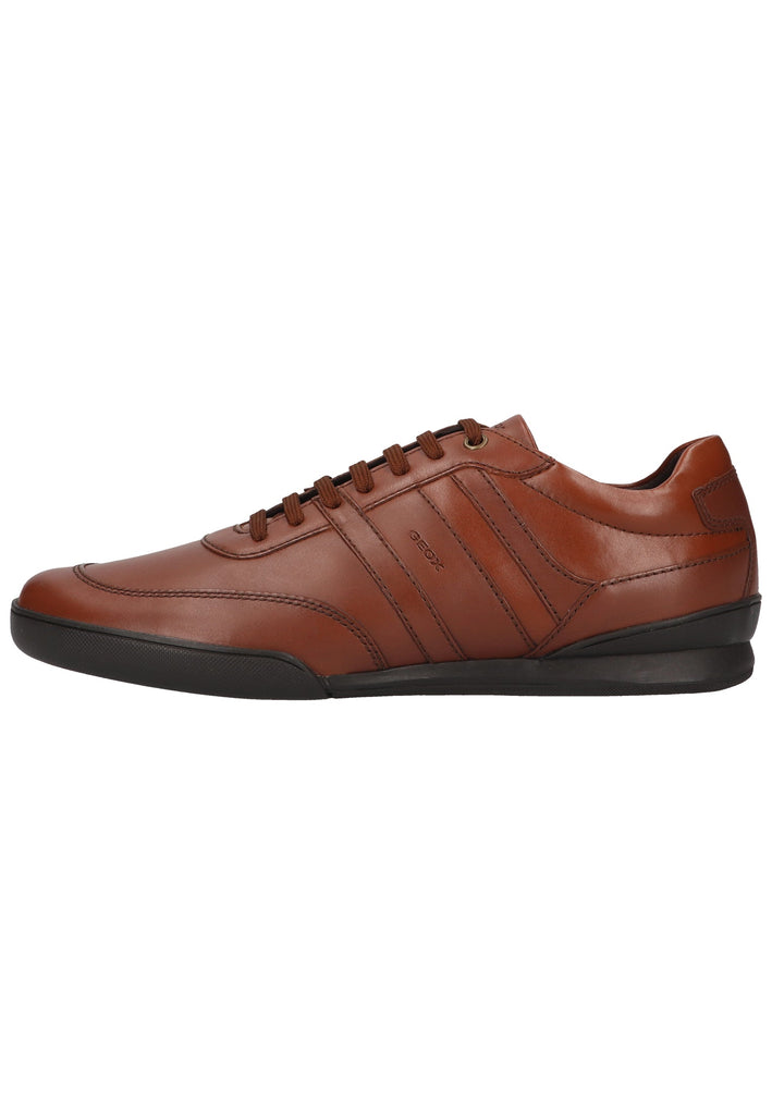 Geox Sneaker Leder/Synthetik Cognac - surf4shoes
