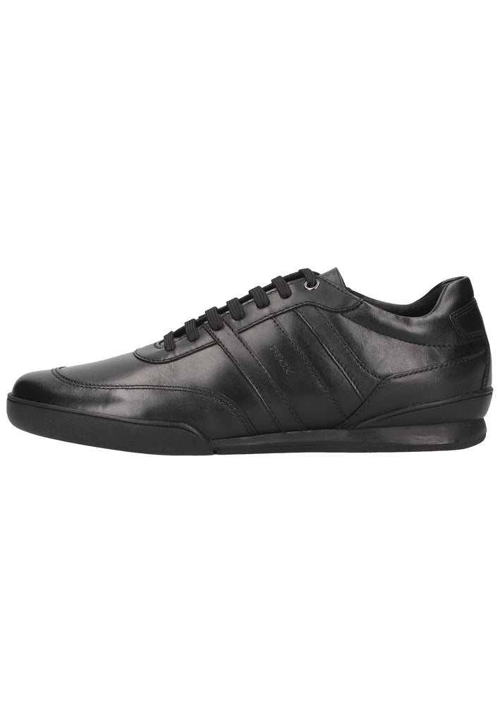 Geox Sneaker Leder/Synthetik Schwarz - surf4shoes