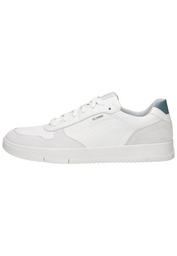 Geox Sneaker Leder/Textil Weiß/Blau - surf4shoes