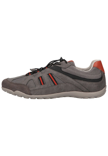 Geox Sneaker Lederimitat/Mesh Grau - surf4shoes