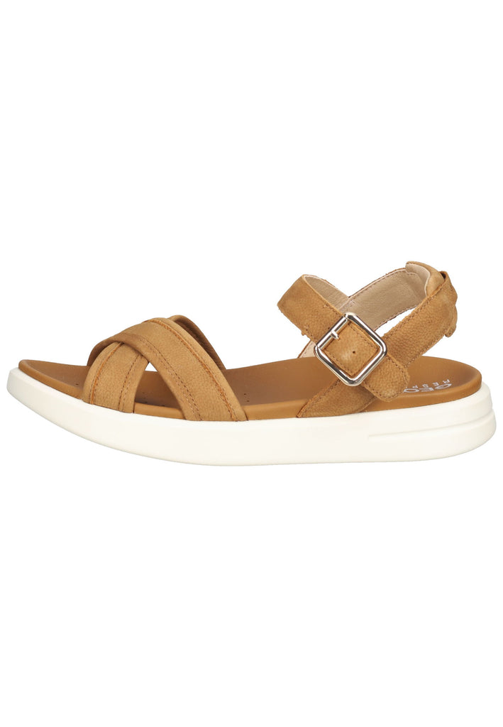 Geox Sandalen Leder Cognac - surf4shoes