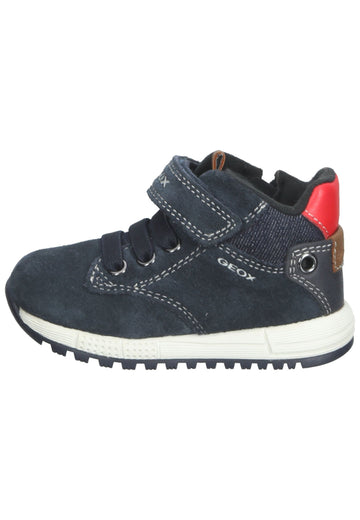 Geox Sneaker Leder/Synthetik Blau - surf4shoes