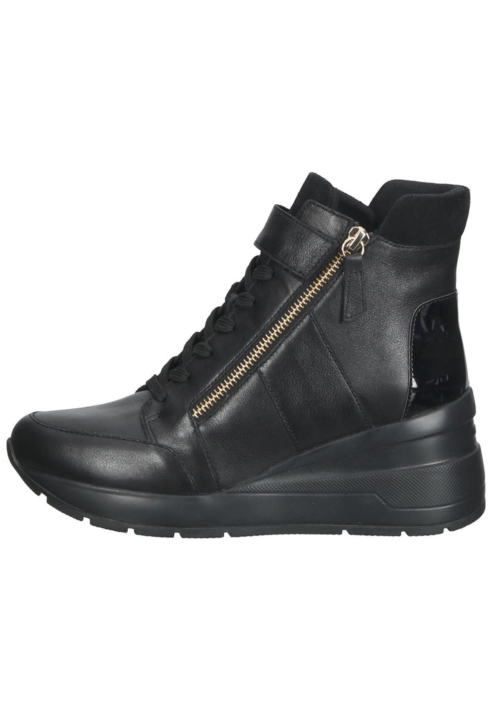 Geox Stiefelette Leder/Synthetik Schwarz - surf4shoes
