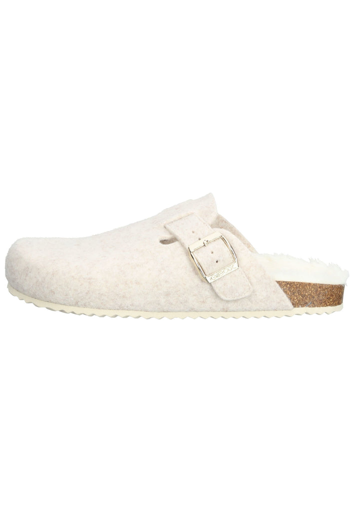 Geox Pantoletten Textil Offwhite - surf4shoes