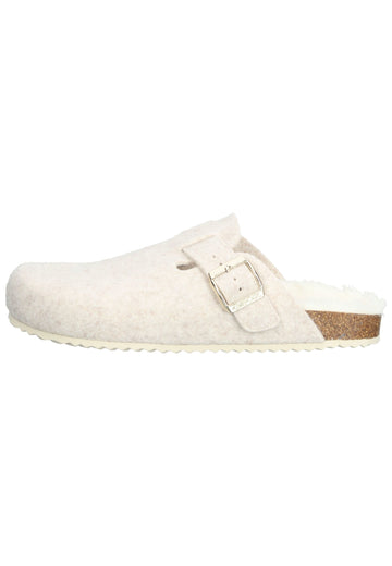 Geox Pantoletten Textil Offwhite - surf4shoes