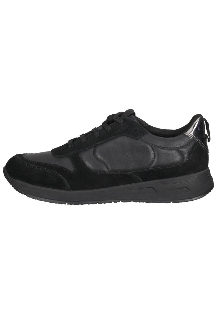 Geox Sneaker Leder/Synthetik Schwarz - surf4shoes