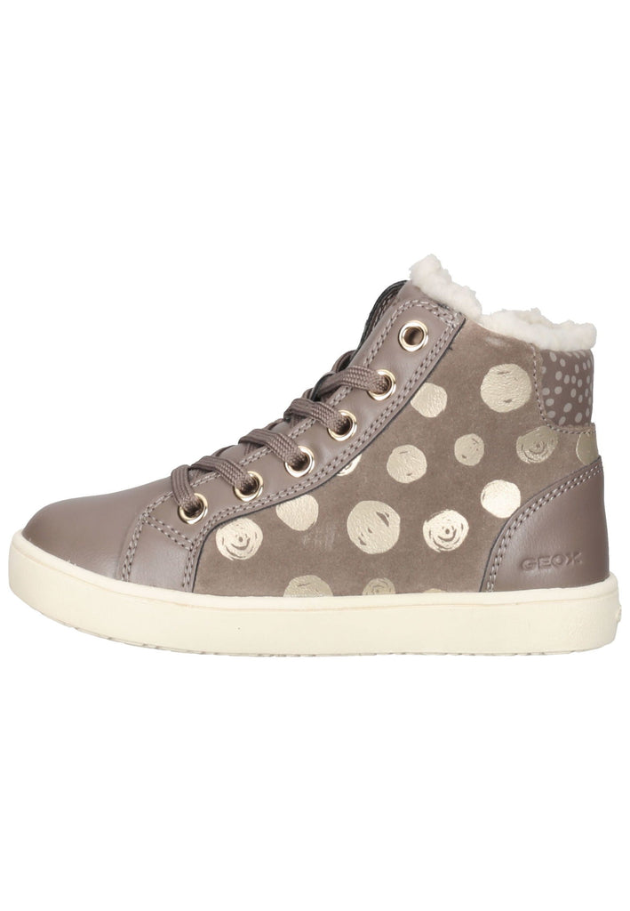 Geox Sneaker Leder/Synthetik Grau Warmfutter - surf4shoes