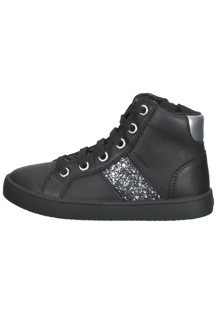 Geox Sneaker Leder/Synthetik Schwarz - surf4shoes