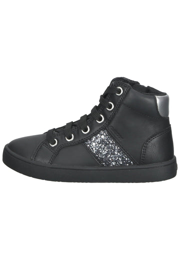 Geox Sneaker Leder/Synthetik Schwarz - surf4shoes