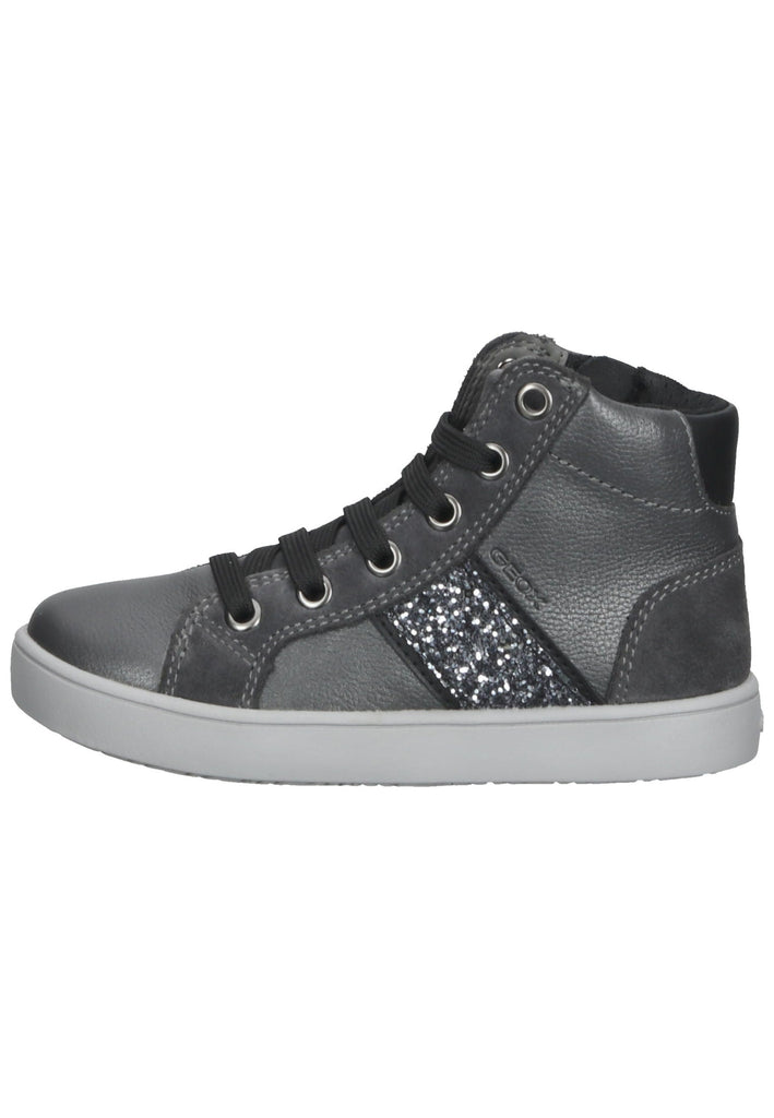 Geox Sneaker Leder/Synthetik Silber - surf4shoes
