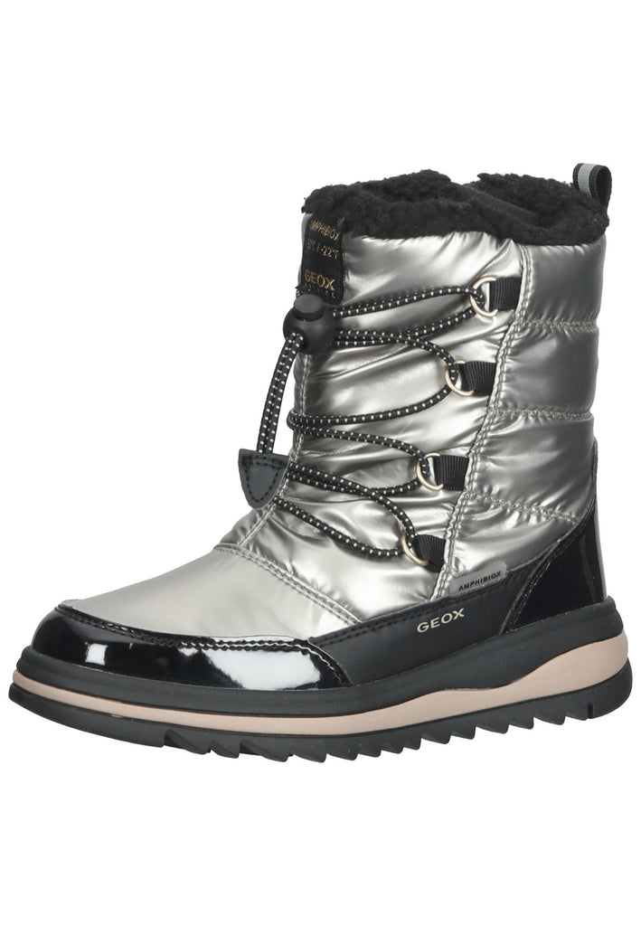 Geox Stiefel Synthetik/Textil Gold/Schwarz Warmfutter - surf4shoes