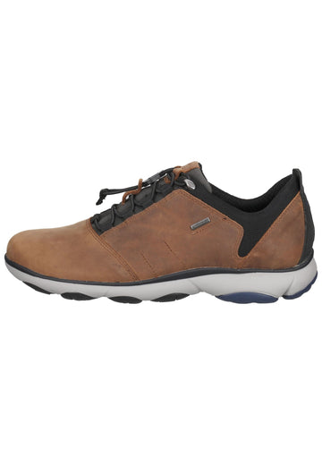 Geox Sneaker Leder/Textil Taupe - surf4shoes