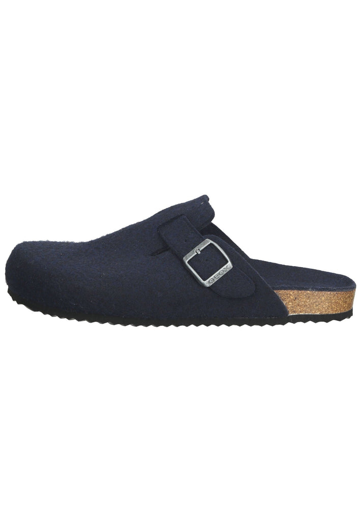 Geox Pantoletten Textil Blau - surf4shoes