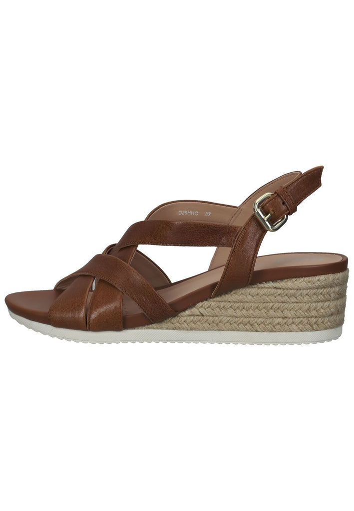 Geox Sandalen Leder Cognac - surf4shoes