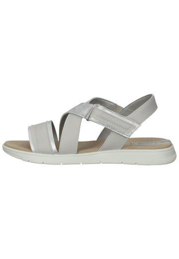Geox Sandalen Lederimitat Weiß - surf4shoes