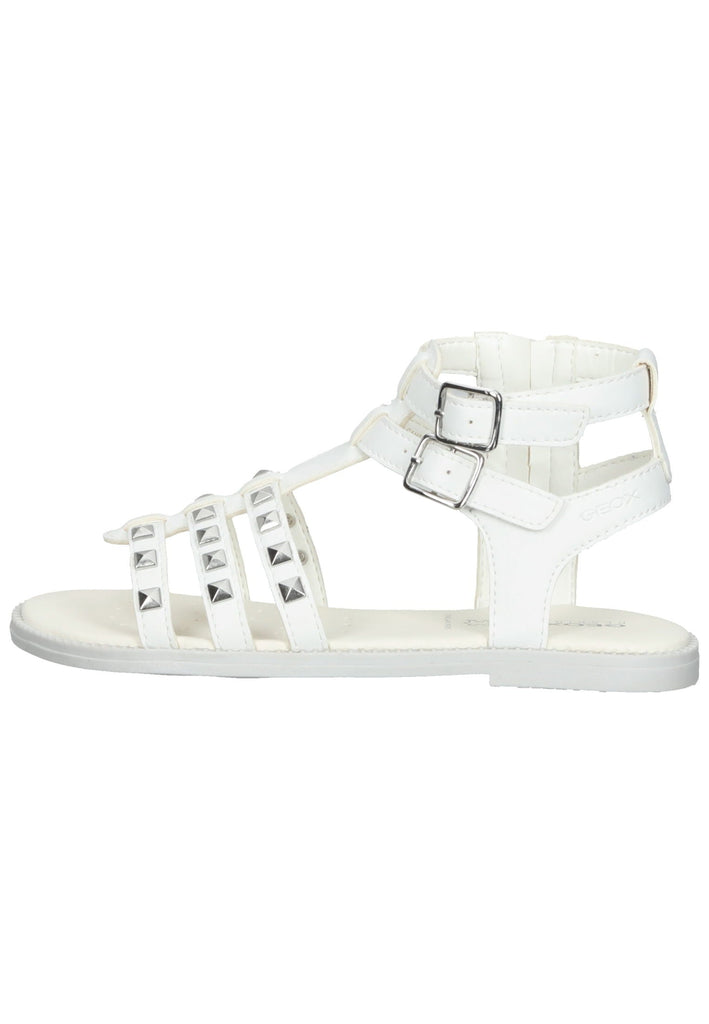 Geox Sandalen Lederimitat Weiß - surf4shoes