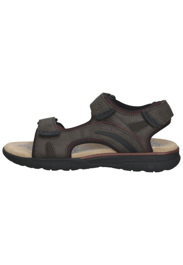 Geox Sandalen Lederimitat/Textil Coffee - surf4shoes