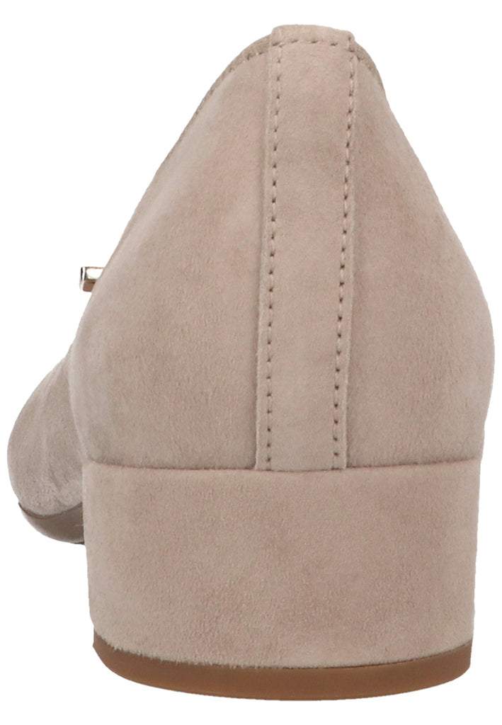Gabor Pumps Veloursleder Beige - surf4shoes