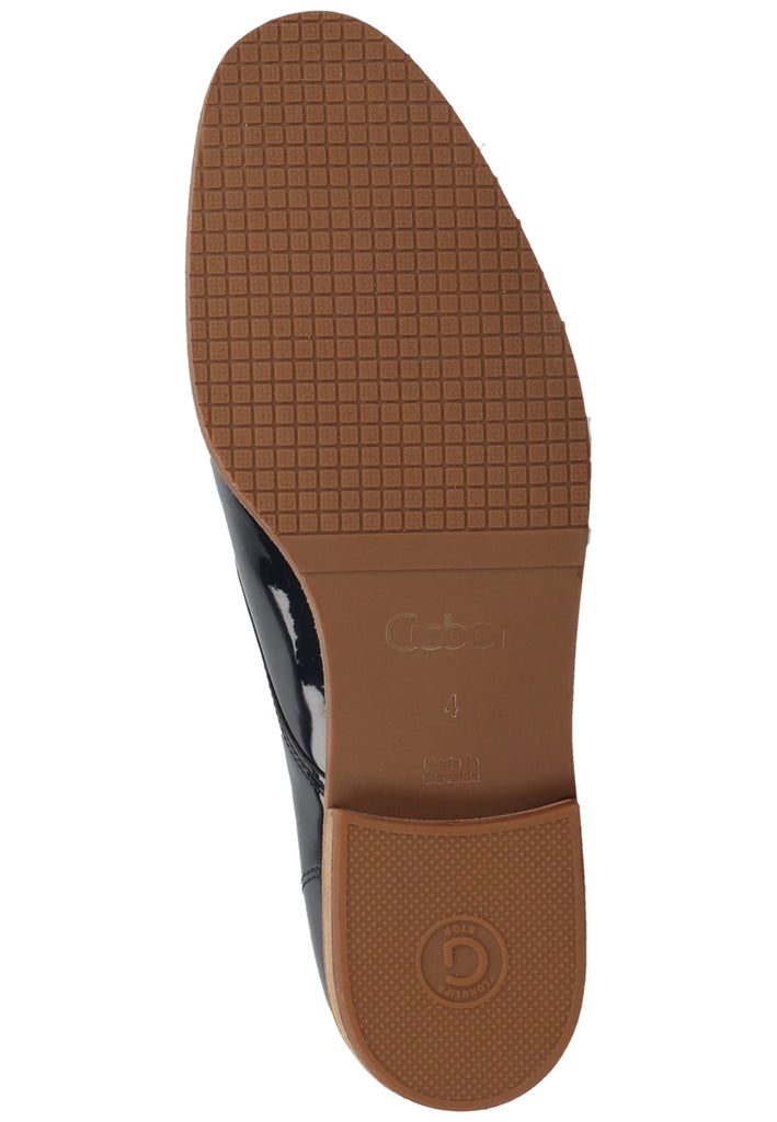 Gabor Halbschuhe Nappaleder Nachtblau - surf4shoes