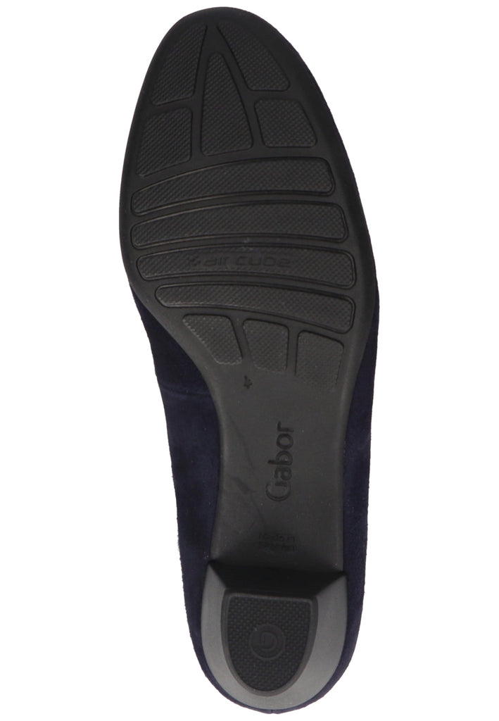 Gabor Pumps Veloursleder Atlantik - surf4shoes