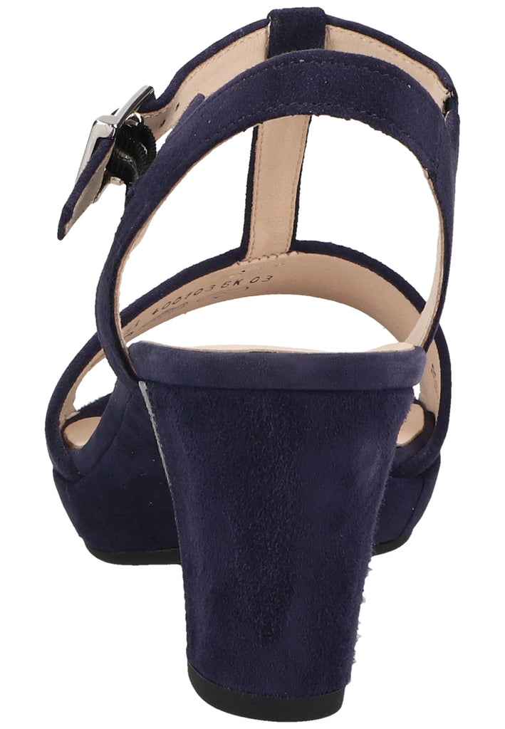 Gabor Sandalen Leder Blau - surf4shoes